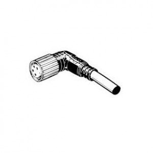 XS3F-M8PVC3A5M, Specialized Cables M8 Angled Socket PVC 5M Cable 3Pole