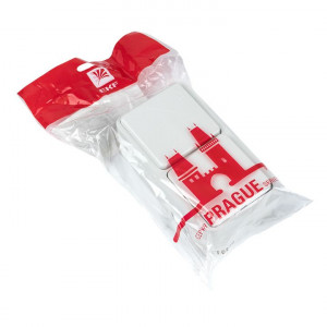 Блок розетка-выключатель 1-кл. 16А с/з с крышкой IP44 белая Прага EKF PROxima