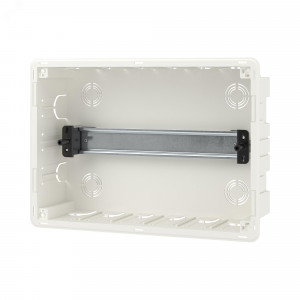 Щиток 12 мод встраиваемый FRAME ЩРв-П-12, белый, с тонированной дверцей, с 2  шинами PEN на 6 и 8 отв. F12B1WD DKC F12B1WD