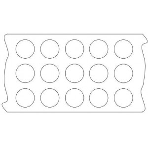 DS9096P+, Контактная память и аксессуары Roll of iButton adhesive pads. Pad diameter 15.2mm. 500 pads per roll.Total product area per roll is 0.091MA?