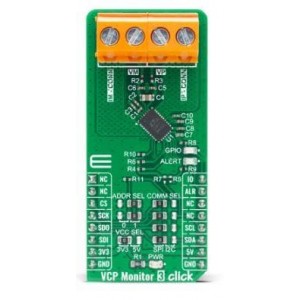 MIKROE-4222, Средства разработки интегральных схем (ИС) управления питанием VCP Monitor 3 Click