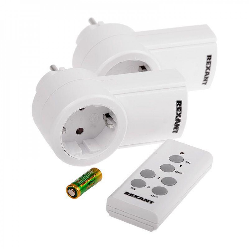 Изображение товара Радиоуправляемая розетка с ПДУ RX-002 для удобного управления электроприборами