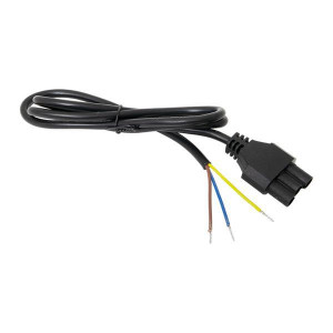 Кабель для подключения светодиодных линейных светильников ДБО-60/120/150 черный 1 метр 3x0,75 мм2 EKF ASC-B-1-LBL