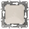 12-1101-02 Выключатель, 10АХ-250В, IP20, 2, слоновая кость (10/100/3200) Б0014622