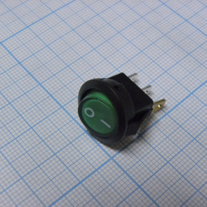 SMRS-101N-2C3-G/B, переключатель клавишный