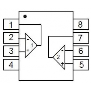 LM2904AQTH-13, Усилитель операционный 36V Quad Comparator 500uA 20nA 100dB