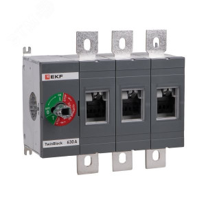 Рубильник 3п 630А без рукоятки управления TwinBlock PROxima tb-s-630-3p