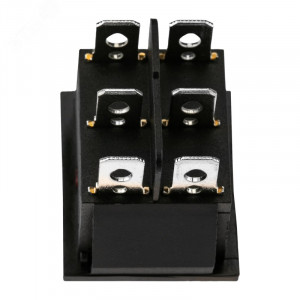 Выключатель клавишный 250В 15А (6с) ON-ON красн. с подсветкой (RWB-506 SC-767) (инд. упак.) 36-2350-1, Выключатель клавишный с подсветкой ON-ON (6c) 15А 250В