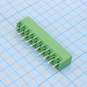 15EGTVC-3.81-10P-14-00, Разъемный клеммный блок на панель, 10 контактов. Серия 15EGTVC-3.81