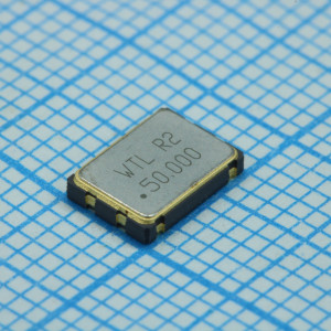 WTL7K85440FO, Кварцевый генератор 25 МГц для поверхностного монтажа.