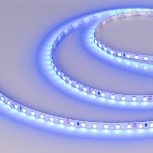 Лента RT 2-5000 24V Blue 5mm 2x (3528, 600 LED, LUX) 015660(1), Узкая гибкая лента LUX, светодиоды 2X smd 3528, 120шт/м (600шт на 5м), белая плата 5мм, скотч 3М. Цвет СИНИЙ. Питание 24В, мощность 9,6 Вт/м (48 Вт на 5м), угол 120°. Размеры 5000x5x1,8мм. Мин.отрезок 50мм (6 LED). Цена за 1м.