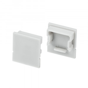 Заглушка ARH-WIDE-H20 Square глухая 018876, Заглушка (глухая) для профиля ARH-WIDE-H20 с экраном ARH-WIDE-B-H20-2000 Square. Материал - PVC серый.