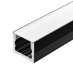 Профиль SL-SLIM-H13M-2000 BLACK 032997, Алюминиевый профиль для светодиодных лент и линеек. Цвет - чёрный RAL9005 (порошковая окраска). Габаритные размеры (LхWхH): 2000x16x13 мм. Ширина площадки для ленты 12 мм. Экраны, заглушки и другие аксессуары приобретаются отдельно. Цена за 1 метр.