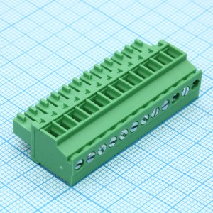 15EDGKA-3.5-12P-14-100A(H), Разъемный клеммный блок. Серия 15EDGKА-3.5, 12 контактов