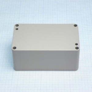 G111MF, Герметичный алюминиевый корпус с фланцами, IP65, некрашеный