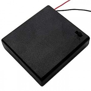 BH640  AA  4X1 ЗАКРЫТЫЙ, Батарейный отсек BH640 AA 4x1, закрытый