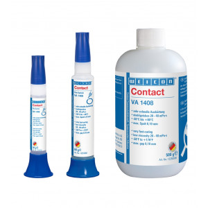 wcn12253030, 10016404 WEICON Contact VA 1408 Цианоакрилатный клей (30 г) Основа - алкокси. Низкая  вязкость 20-40 mPa·s. Б