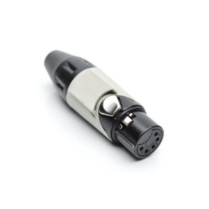 AX5FB8M-AU, Разъемы XLR 5P SOCKET F PLUG BLKGLD W GRY MRK SLV