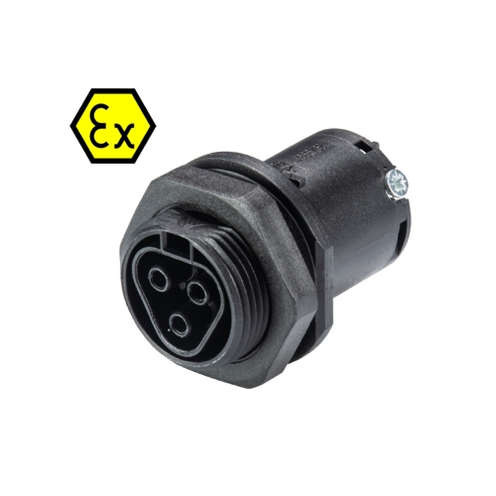 Изображение товара Разъём взрывозащищенный RST20I3SXB1 M01 SW IP68 для панельной установки