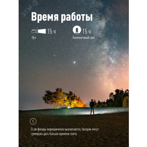 Фонарь-светильник аккумуляторный Accu AP2008L-LED 24LED + 19LED аккум. 4В 2А.ч KOCAP2008L-LED