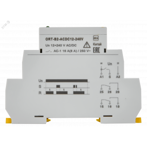 Реле задержки выключения ORT. 2 конт. 12-240 В AС/DC ORT-B2-ACDC12-240V