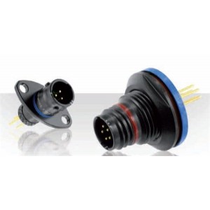 8DA007Z09PN, Круговой мил / технические характеристики соединителя 9P Pin Recept Size 7 Threaded Sq Flange