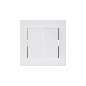 Выключатель 2-кл. СП Vesna механизм бел. 742-0288-101