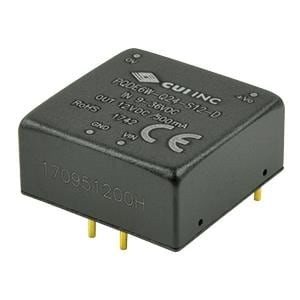 PQDE6W-Q24-S3-D, Преобразователи постоянного тока в постоянный с изоляцией 6W 9-36Vin 3.3Vout 1500mA Iso Reg DIP