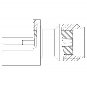 142-0741-871, РЧ соединители / Коаксиальные соединители JACK ASM,END LAUNCH SMA