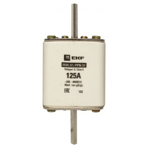 Вставка плавкая ППН-37 400/125А габарит 2 PROxima fus-37/400/125