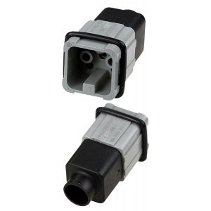 2-1103100-3, Вставка контактная прямоугольного коннектора (гнездо), без контактов