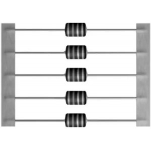 B82144F2474J000, Катушка индуктивности на цилиндрическом сердечнике высокочастотная 470мкГн ±5% 100кГц 40Q-фактор Феррит 600мА 2.02Ом по постоянному току аксиальная лента на катушке