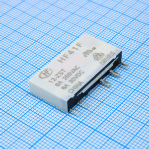 HF41F/12-ZST, Реле силовое 6А одна группа на переключение катушка 12В