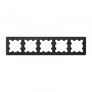 ATLASDESIGN AIR 5-постовая РАМКА, КАРБОН/дымчатый черный ATN221005