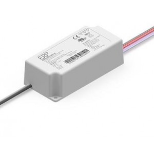 ESS020W-1400-14, Блоки питания для светодиодов 120 to 277 Vac, 87% efficiency, Rectangular Plastic Case, Tri-Mode Dimming (Forward, Reverse Phase & 0-10V), 1-100% dimming range, 19.6 W max, 1400 mA Iout, 14 V max Vout