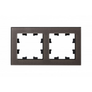 Рамка 2-м AtlasDesign Nature стекло мокко SE ATN320602