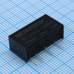 B1205S-2WR3, Преобразователь DC/DC мощность, Вт: 2 вход 12В выход 5В изоляция: 1500В