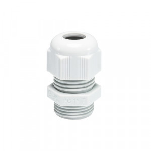 Кабельный ввод PG16 PA 10 10,0-14,0, Кабельный ввод, PG16, диапазон зажимаемых проводников: 10 - 14 мм, SW 27 мм, IP68, материал: пластик, цвет: светло-серый (RAL 7035)