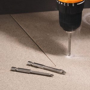 Набор сверл по керамической плитке, 5-6-8мм, шестигранный хвостовик KR-91-0655