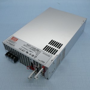 RSP-2400-48, AC-DC, 2400Вт, вход 180…264V AC, 47…63Гц /354…370В DC, выход 48В/50A, рег. вых 43…56В,  изоляция 3000В AC, в корпусе 278х177.8х6..5мм, -20…+70°С