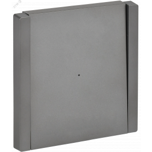 FORTE&PIANO Выключатель 1-клавишный с индикацией 10А FP502 сталь IEK FP-V10-1-10-1-K46