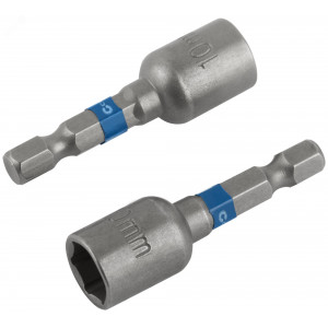 Набор бит с торцевыми магнитными головками 10 мм, 2 шт, Profi, 48 мм 83-552