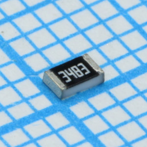 RC0805FR-07348KL, Толстопленочный ЧИП-резистор 0805 348кОм ±1% 0.125Вт -55°С...+155°С
