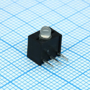 WP130WDT/EGW, Индикатор светодиодный красный/зеленый T-1 3мм 60° матовый 30/30 мКд 2/2.2В монтаж в отверстие