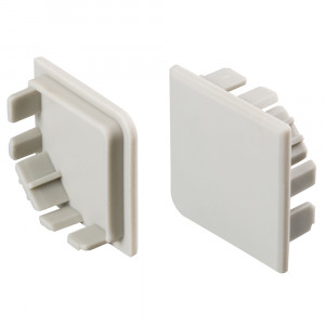 Заглушка KLUS-P45 Square 020904, Заглушка пластиковая для профиля KLUS-P45 под квадратный экран KLUS-P45-Square