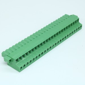 2EDGKCM-5.08-24P-14-00A(H), Соединительный блок 24 контакта шаг 5.08мм зеленый