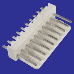 WF-10 PITCH 2.54MM, Разъем питания 10 контактов, вилка прямая на плату, шаг 2,54мм