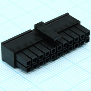 430252200, Корпус разъема RCP 22 местн. 3мм  с захватом для монтажа кабеля