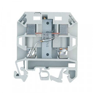 Клемма с потенциометром 9785U/20 KOHM-SPT, Клемма со встроенным потенциометром, тип фиксации провода: винтовой, номинальное сечение: 2,5 мм кв., ширина: 12 мм, цвет: серый, тип монтажа: DIN35