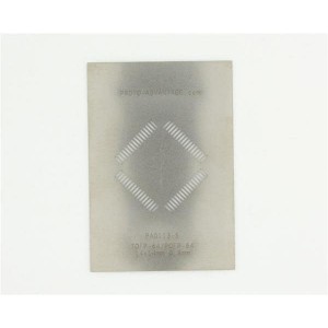 PA0113-S, Панели и адаптеры TQFP-64 Stainless Steel Stencil
